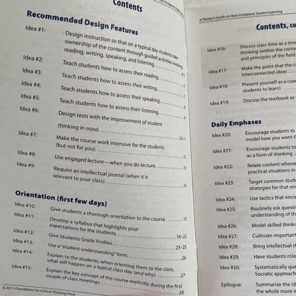 Thinkers Guide For Teachers How To Improve Students Learning 30 Practice Ideas - Picture 4 of 5